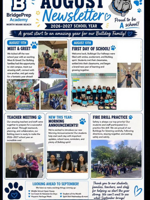 August Newsletter 